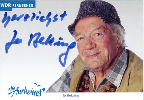 Jo Betzing  Die Anrheiner  TV  Serien Autogrammkarte original signiert 