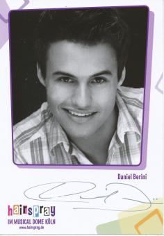 Daniel Berini   Hairspray  Musical  Autogrammkarte original signiert 