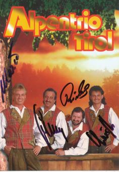 Alpentrio Tirol   Musik  Autogrammkarte original signiert 