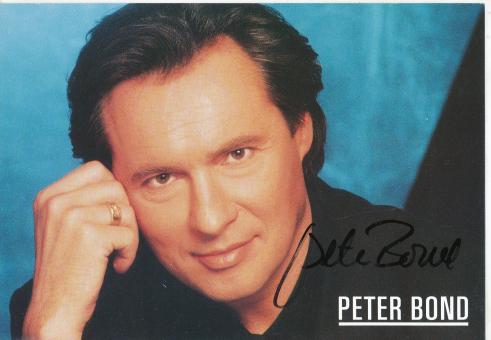 Peter Bond   TV  Autogrammkarte original signiert 