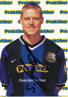 Sascha Förster  1999/2000  FC Saarbrücken Fußball  Autogrammkarte original signiert 