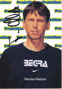 Werner Melzer  1999/2000  FC Saarbrücken Fußball  Autogrammkarte original signiert 