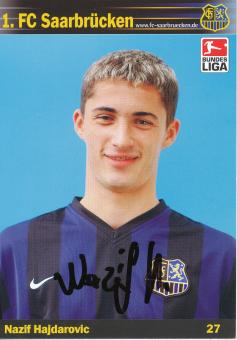 Nazif Hajdarovic  2005/2006   FC Saarbrücken Fußball  Autogrammkarte original signiert 