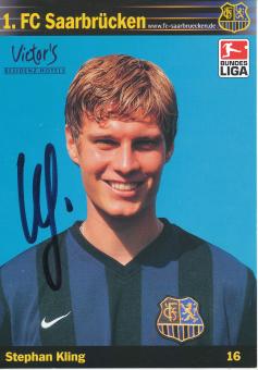 Stephan Kling  2005/2006   FC Saarbrücken Fußball  Autogrammkarte original signiert 