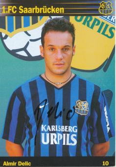 Almir Delic  2003/2004   FC Saarbrücken Fußball  Autogrammkarte original signiert 