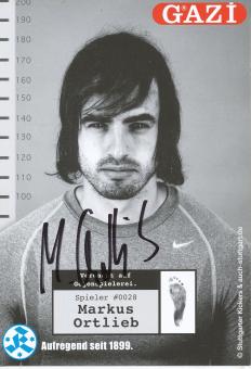 Markus Ortlieb  2007/2008  Stuttgarter Kickers Fußball Autogrammkarte original signiert 