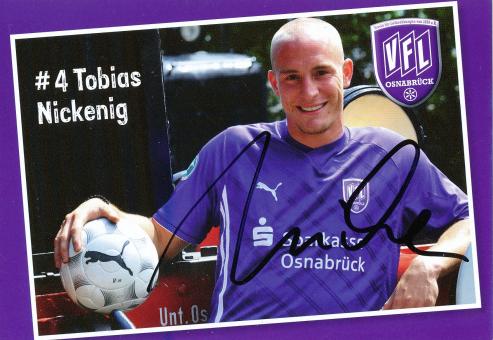 Tobias Nickenig  VFL Osnabrück  2009/2010  Fußball Autogrammkarte original signiert 