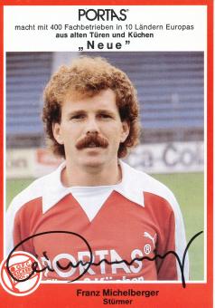 Franz Michelberger  1981/1982  Kickers Offenbach  Fußball Autogrammkarte original signiert 