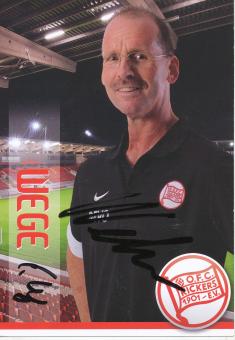 Eric Wege  2013/2014  Kickers Offenbach  Fußball Autogrammkarte original signiert 