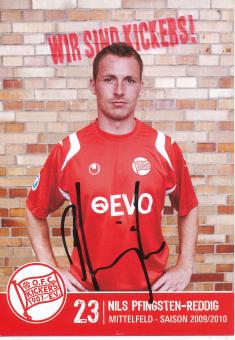 Nils Pfingsten Reddig  2009/2010  Kickers Offenbach  Fußball Autogrammkarte original signiert 