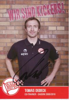 Tobias Dudeck  2009/2010  Kickers Offenbach  Fußball Autogrammkarte original signiert 