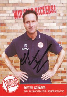 Dieter Schäfer  2009/2010  Kickers Offenbach  Fußball Autogrammkarte original signiert 