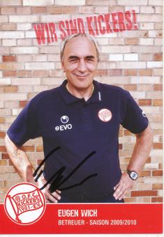 Eugen Wich  2009/2010  Kickers Offenbach  Fußball Autogrammkarte original signiert 