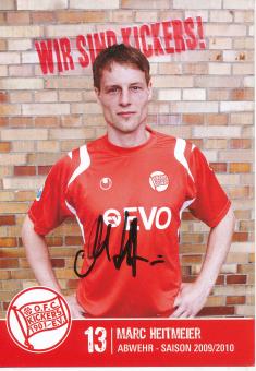 Marc Heitmeier  2009/2010  Kickers Offenbach  Fußball Autogrammkarte original signiert 