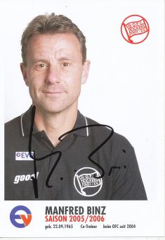 Manfred Binz  2005/2006  Kickers Offenbach  Fußball Autogrammkarte original signiert 