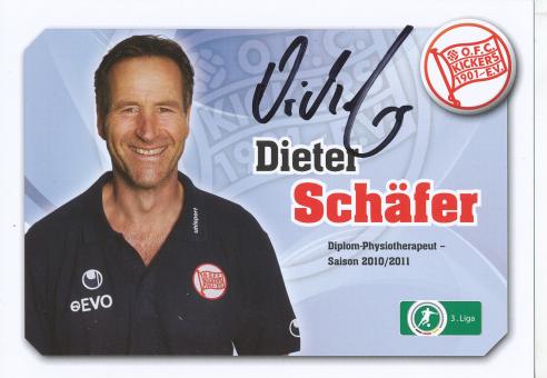 Dieter Schäfer  2010/2011  Kickers Offenbach  Fußball Autogrammkarte original signiert 