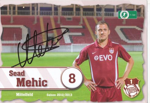 Sead Mehic   2012/2013  Kickers Offenbach  Fußball Autogrammkarte original signiert 