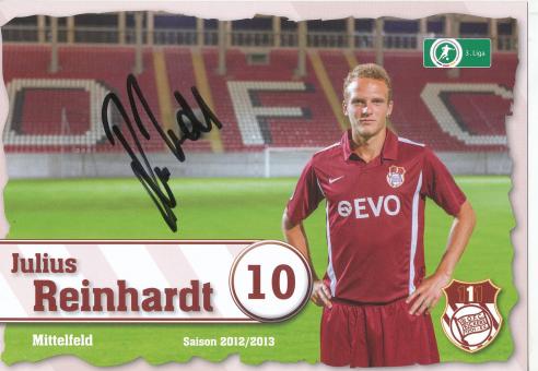 Julius Reinhardt   2012/2013  Kickers Offenbach  Fußball Autogrammkarte original signiert 