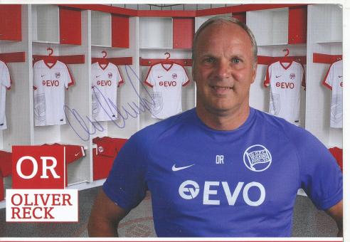 Oliver Reck  2016/2017  Kickers Offenbach  Fußball Autogrammkarte original signiert 