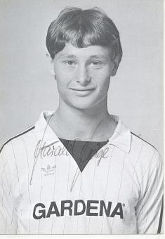 Harald Häge  1983/1984  SSV Ulm 1846  Fußball Autogrammkarte original signiert 