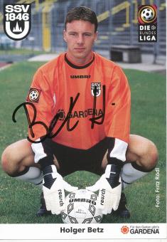 Holger Betz  1998/1999  SSV Ulm 1846  Fußball Autogrammkarte original signiert 