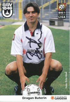 Dragan Buterin  1998/1999  SSV Ulm 1846  Fußball Autogrammkarte original signiert 