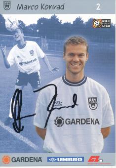 Marco Konrad  2000/2001  SSV Ulm 1846  Fußball Autogrammkarte original signiert 