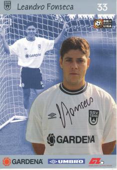 Leandro Fonseca  2000/2001  SSV Ulm 1846  Fußball Autogrammkarte original signiert 