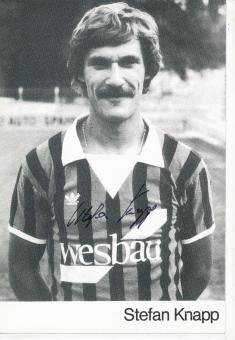Stefan Knapp  1981/1982  SV Waldhof Mannheim  Fußball Autogrammkarte original signiert 
