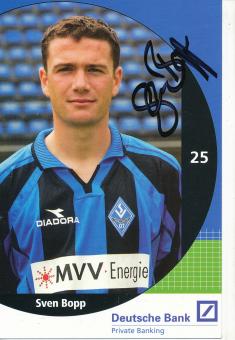 Sven Bopp   2002/2003  SV Waldhof Mannheim  Fußball Autogrammkarte original signiert 