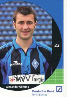 Alexander Göhring   2002/2003  SV Waldhof Mannheim  Fußball Autogrammkarte original signiert 