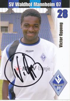 Victor Oppong  2005/2006  SV Waldhof Mannheim  Fußball Autogrammkarte original signiert 