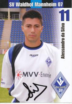 Alessandro da Silva  2005/2006  SV Waldhof Mannheim  Fußball Autogrammkarte original signiert 