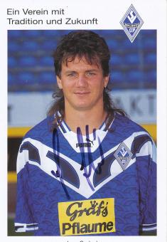 Jens Gerlach  1995/1996  SV Waldhof Mannheim  Fußball Autogrammkarte original signiert 