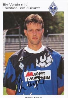 Michael Körper  1993/1994  SV Waldhof Mannheim  Fußball Autogrammkarte original signiert 
