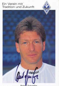 Roland Dickgießer  1994/1995  SV Waldhof Mannheim  Fußball Autogrammkarte original signiert 