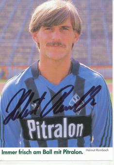 Helmut Rombach  1984/1985  SV Waldhof Mannheim  Fußball Autogrammkarte original signiert 