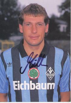 Jochen Müller  1990/1991  SV Waldhof Mannheim  Fußball Autogrammkarte original signiert 