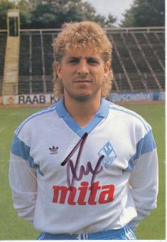 Peter Lux  1988/1989  SV Waldhof Mannheim  Fußball Autogrammkarte original signiert 