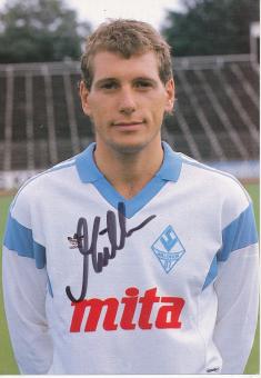 Jochen Müller  1988/1989  SV Waldhof Mannheim  Fußball Autogrammkarte original signiert 