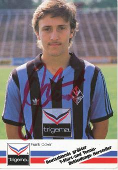 Frank Ockert  1987/1988  SV Waldhof Mannheim  Fußball Autogrammkarte original signiert 