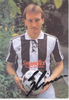 Uwe Tschiskale  1990/1991  SG Wattenscheid 09  Fußball Autogrammkarte original signiert 