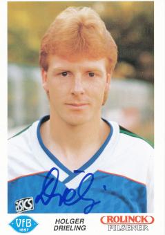 Holger Drieling  1990/1991  VFB Oldenburg  Fußball Autogrammkarte original signiert 
