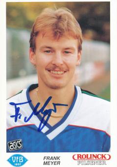 Frank Meyer  1990/1991  VFB Oldenburg  Fußball Autogrammkarte original signiert 