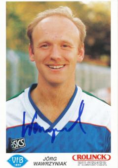 Jörg Wawrzyniak  1990/1991  VFB Oldenburg  Fußball Autogrammkarte original signiert 