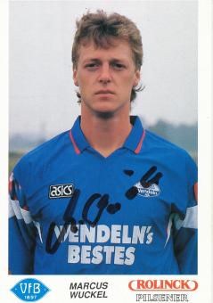 Marcus Wuckel  1992/1993  VFB Oldenburg  Fußball Autogrammkarte original signiert 