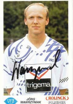 Jörg Wawrzyniak  1991/1992  VFB Oldenburg  Fußball Autogrammkarte original signiert 