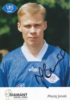 Maciej Janiak  1994/1995  VFB Oldenburg  Fußball Autogrammkarte original signiert 