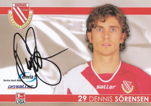 Dennis Sörensen  2007/2008  Energie Cottbus  Fußball Autogrammkarte original signiert 