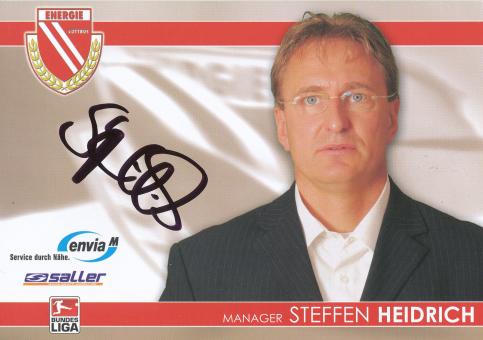 Steffen Heidrich  2007/2008  Energie Cottbus  Fußball Autogrammkarte original signiert 